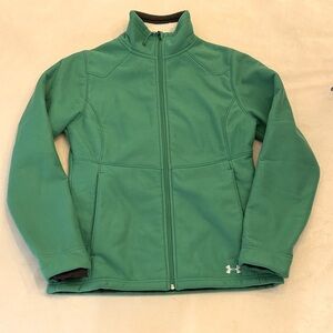 Under Armour Storm Vibrant Green Full-Zip Jacket, sz M
